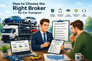 Choose the right broker for car transport