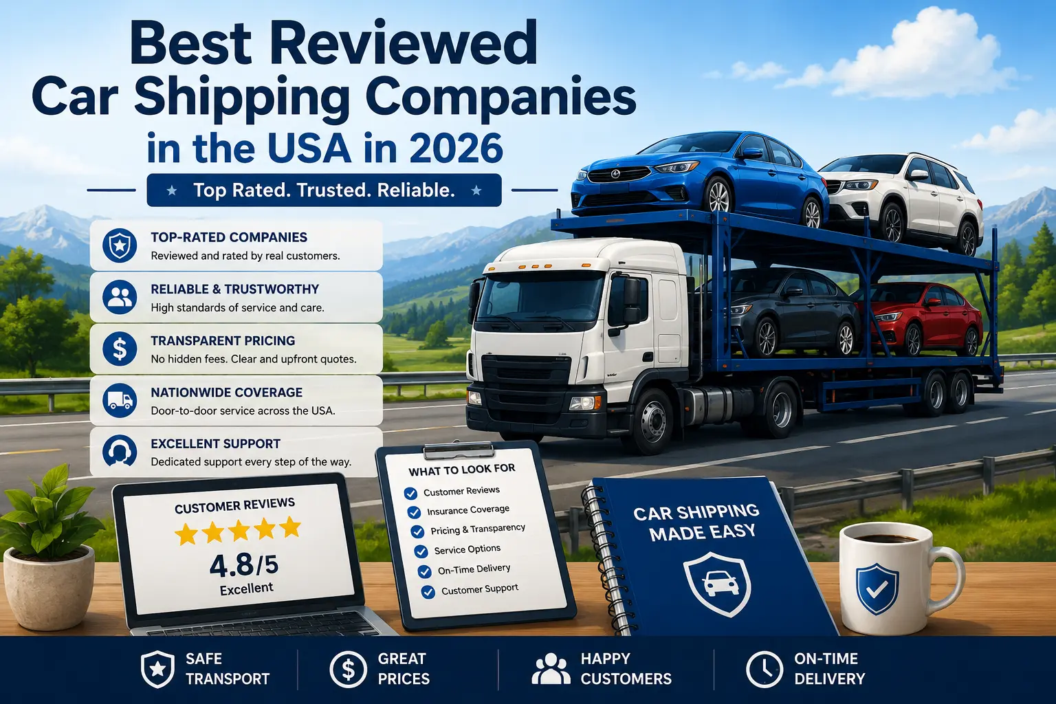 best reviewed car shipping comapnies